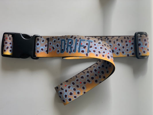 ELASTIC WADING BELT - BROWN TROUT