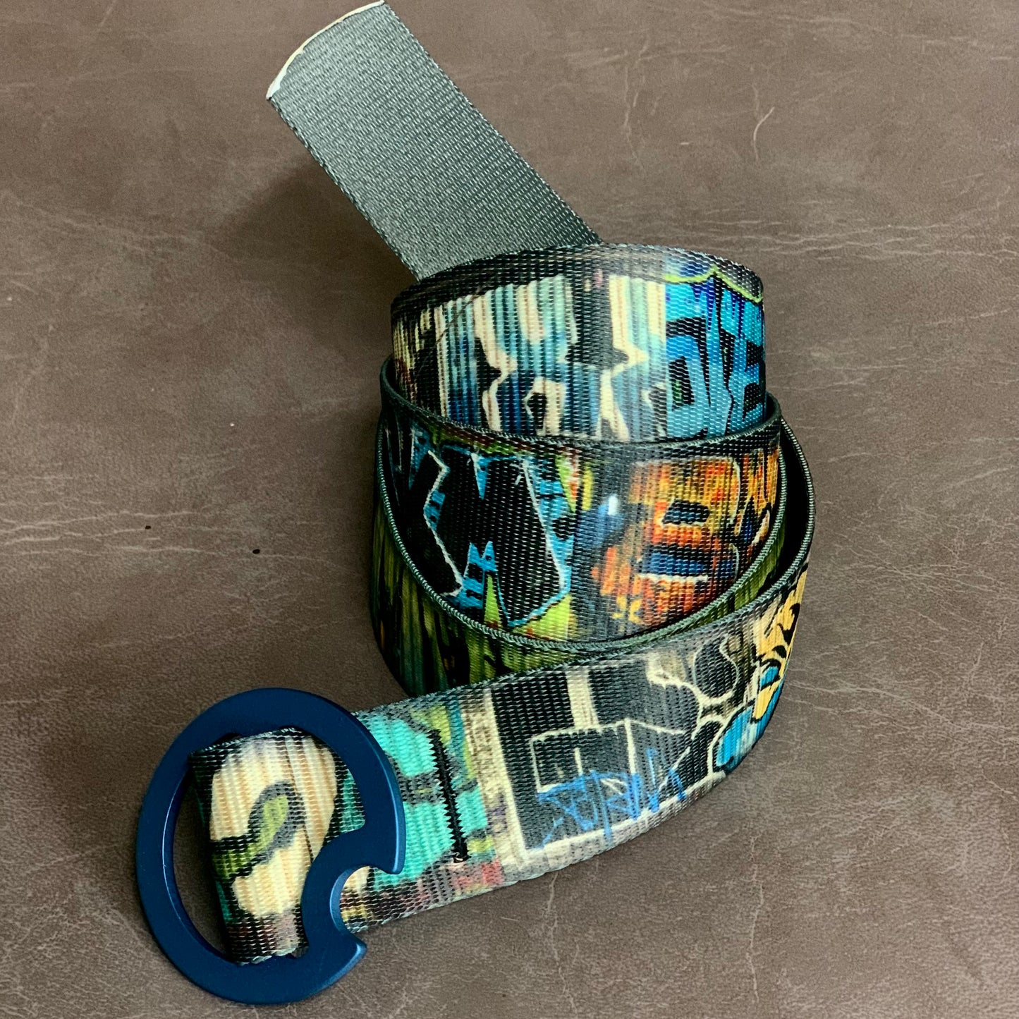 GRAFFITI GRAY REVERSIBLE BELT