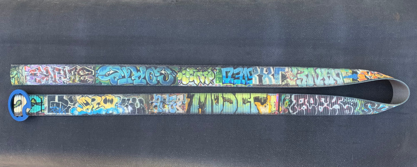 GRAFFITI GRAY REVERSIBLE BELT