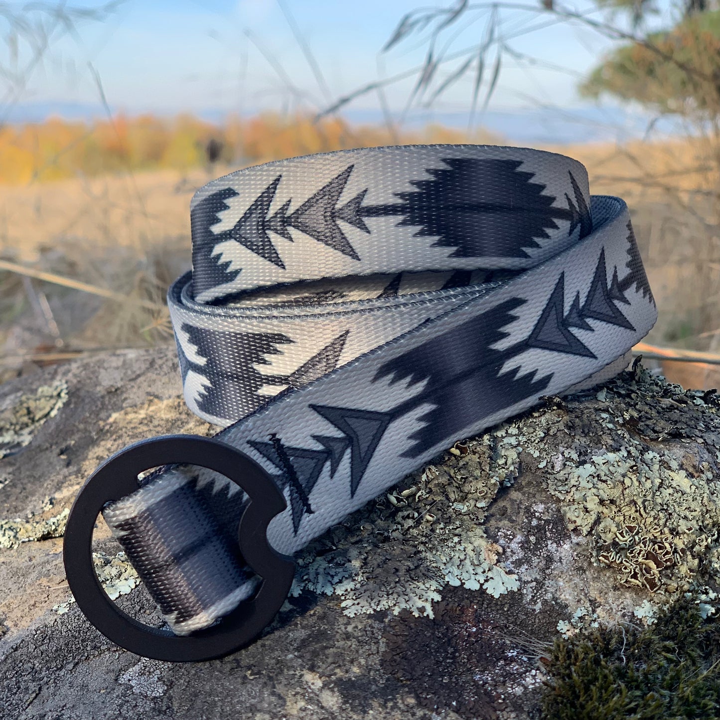 WOMEN'S 1" BELT - SOUTHWEST GRAY