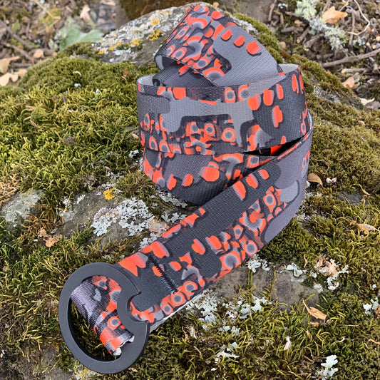 ORANGE/BLACK CAMO - REVERSIBLE BELT