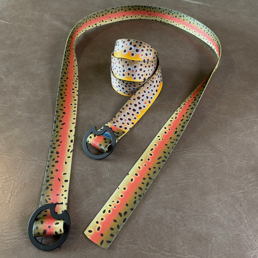RAINBOW/BROWN TROUT BELT - TWO-IN-ONE REVERSIBLE