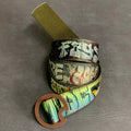 GRAFFITI BROWN REVERSIBLE BELT