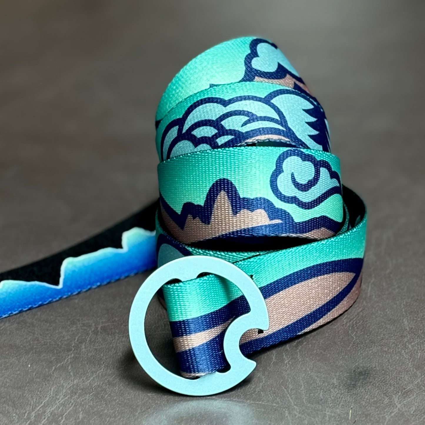 GOODSON DESIGNS HELENA VALLEY BELT - TEAL/TAN