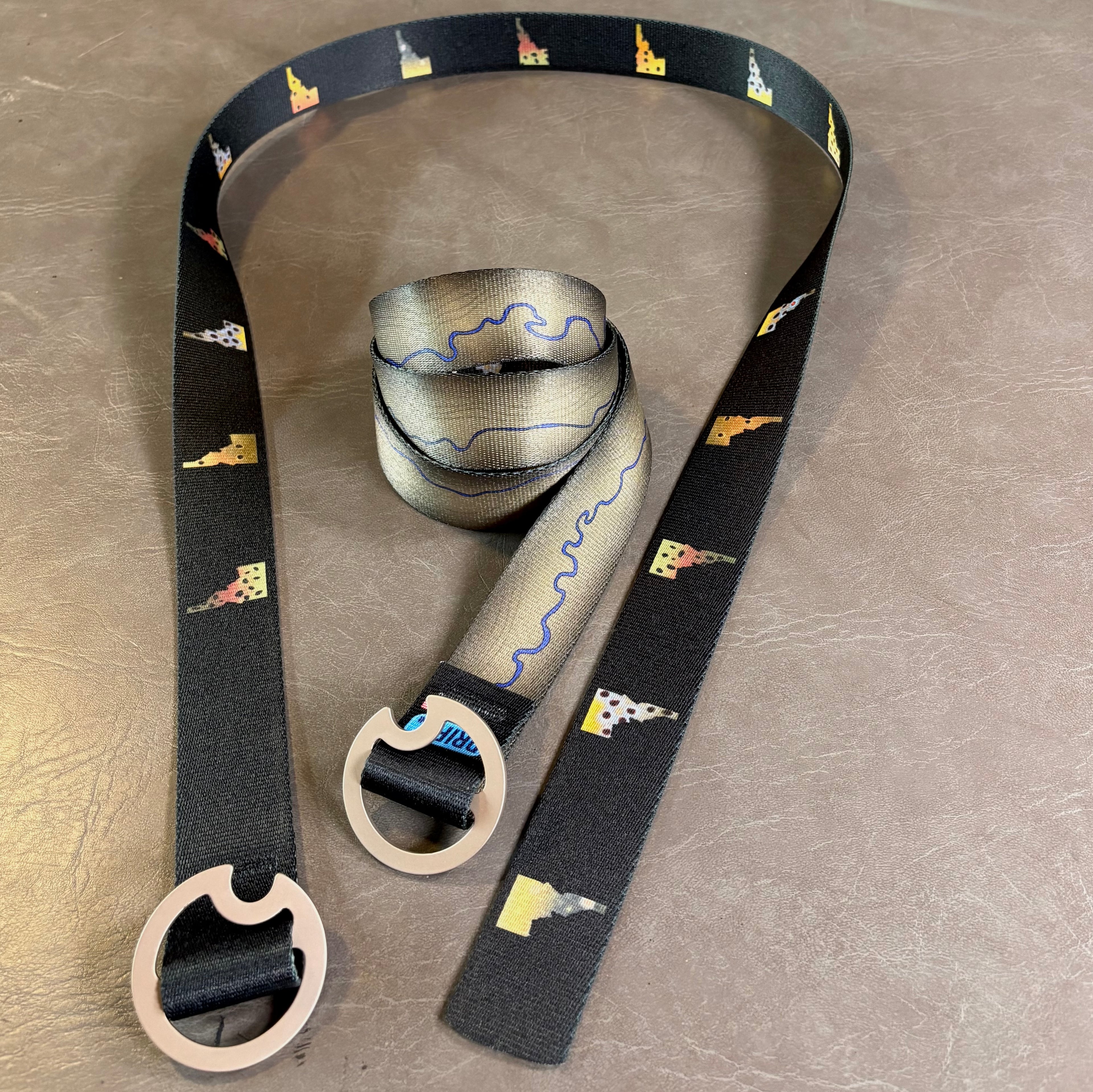 IDAHO FISH PLATE BELT - REVERSIBLE