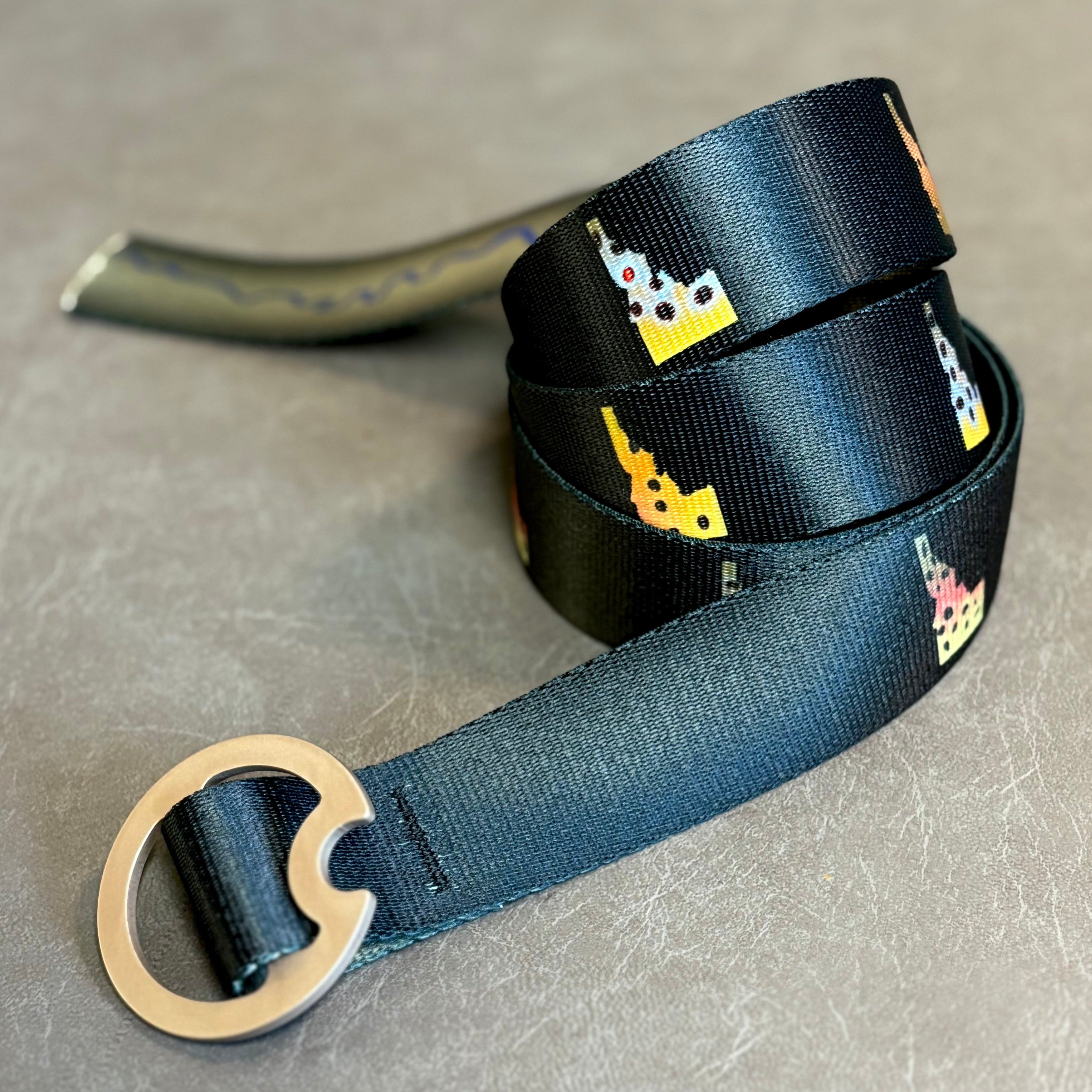 IDAHO FISH PLATE BELT - REVERSIBLE