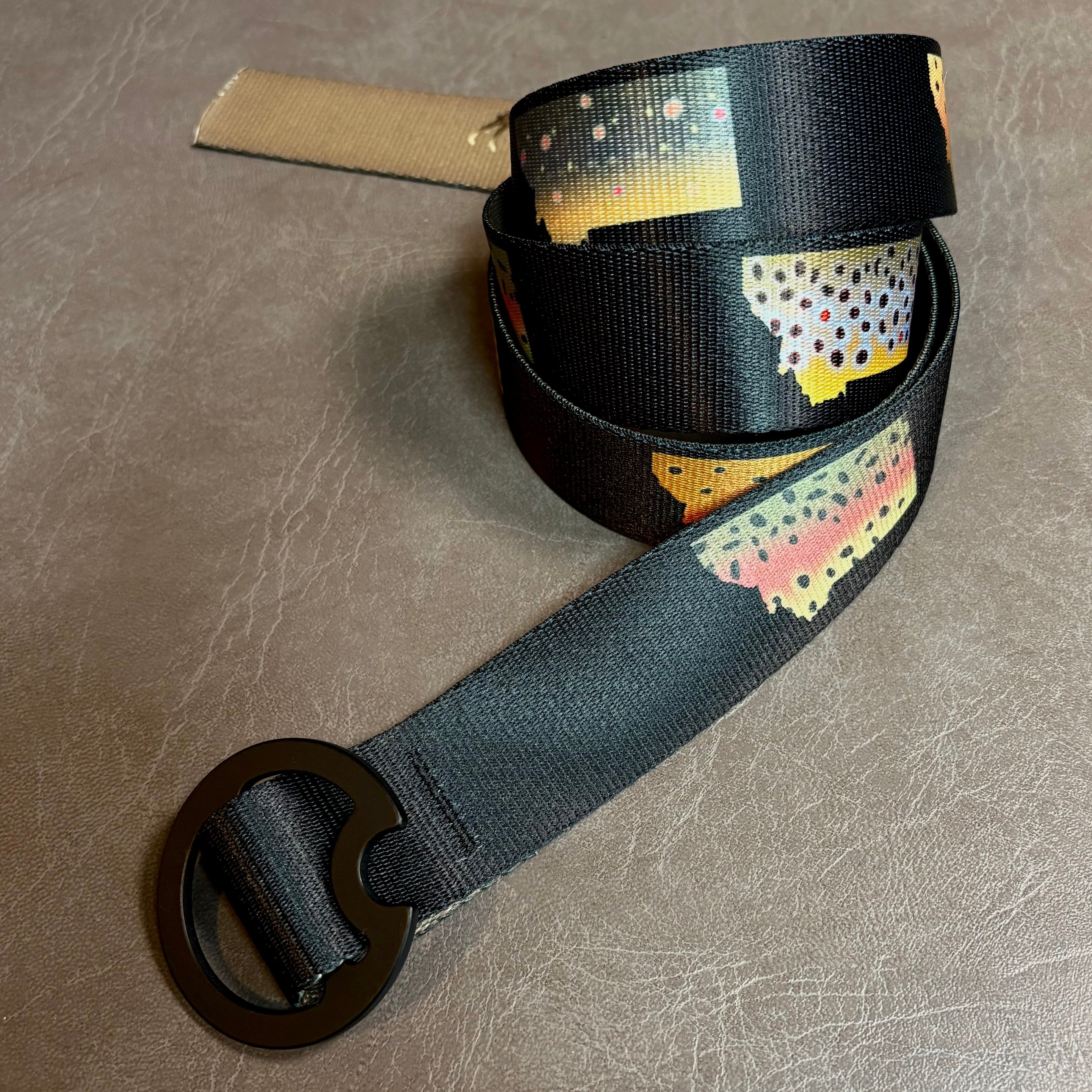 MONTANA FISH PLATE BELT - REVERSIBLE