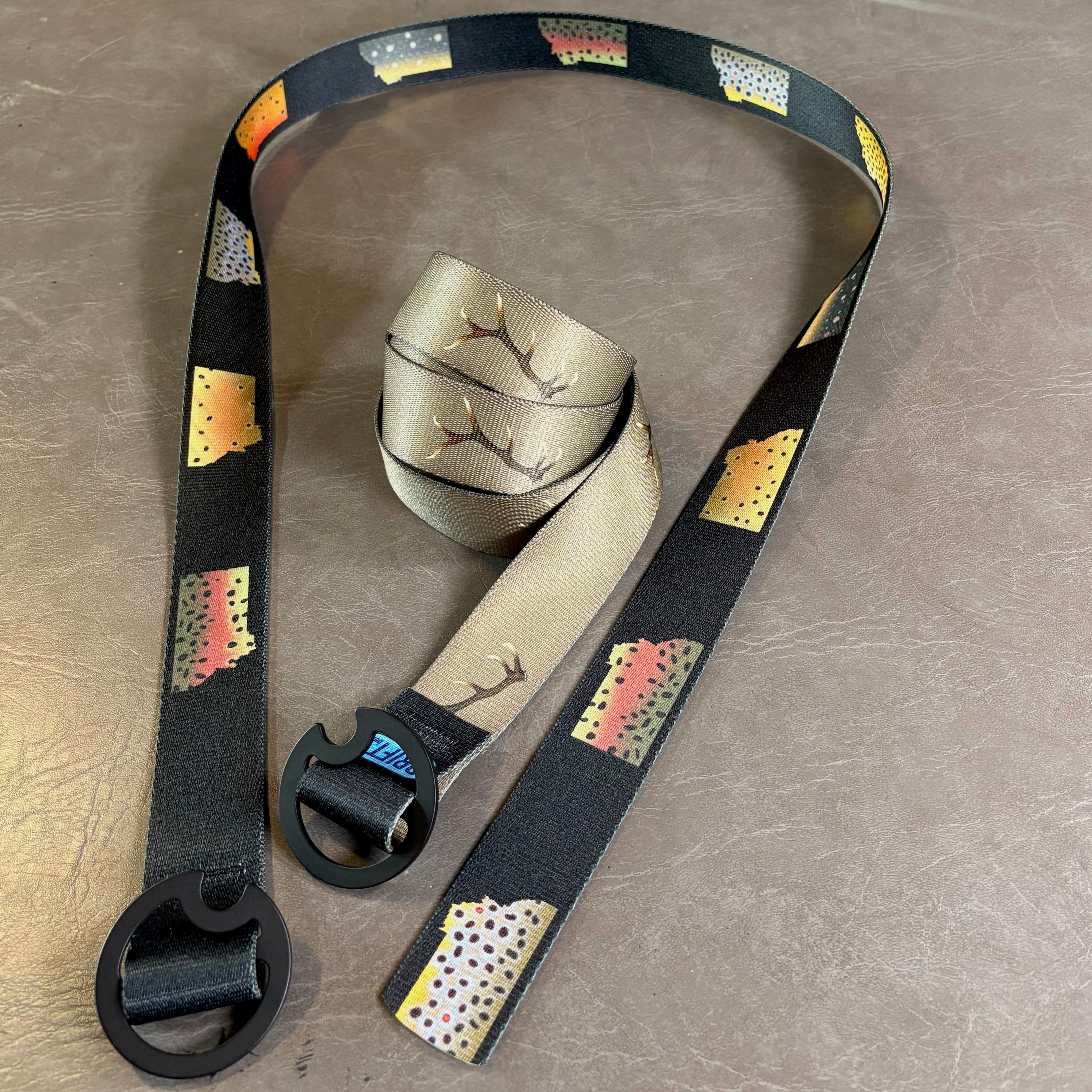 MONTANA FISH PLATE BELT - REVERSIBLE