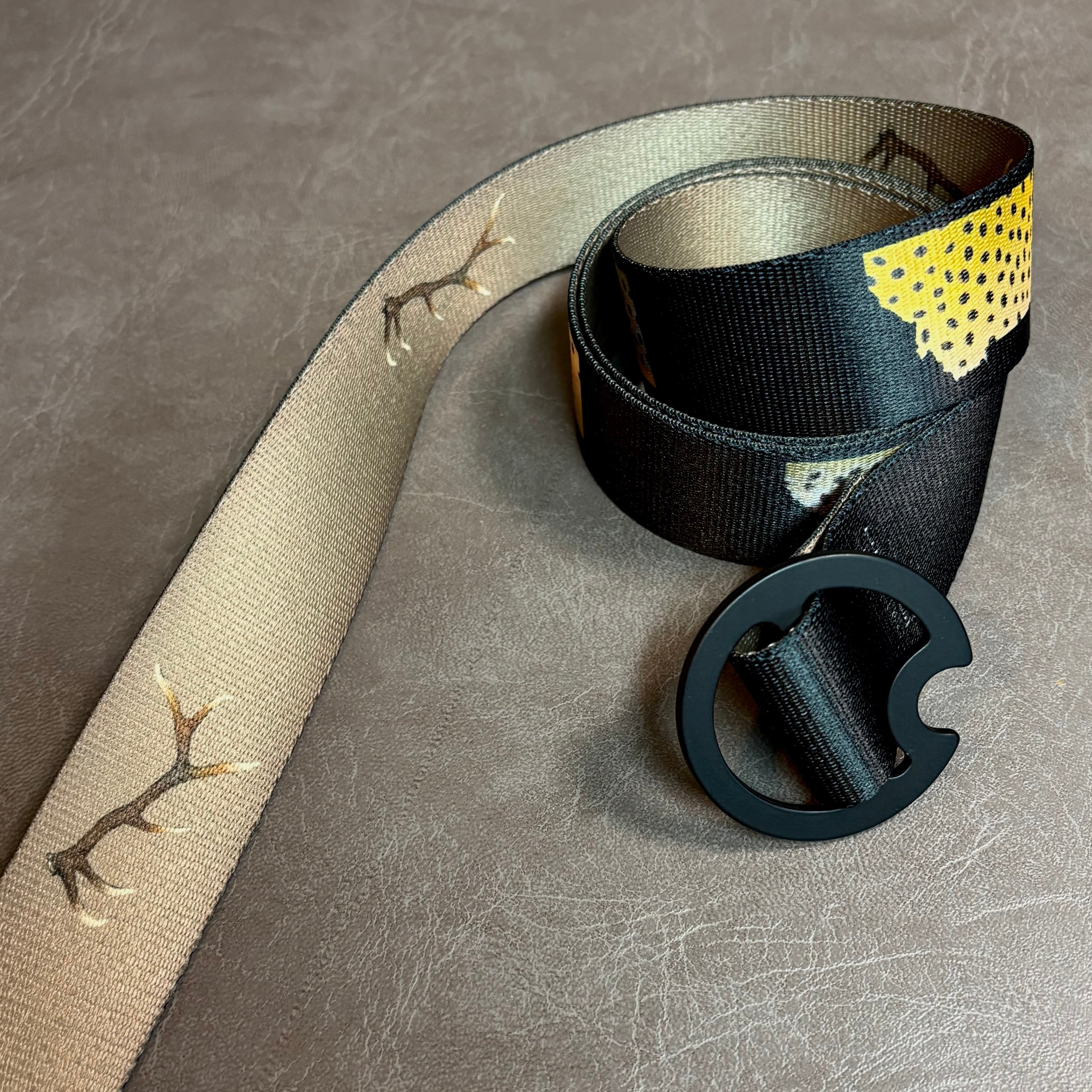 MONTANA FISH PLATE BELT - REVERSIBLE