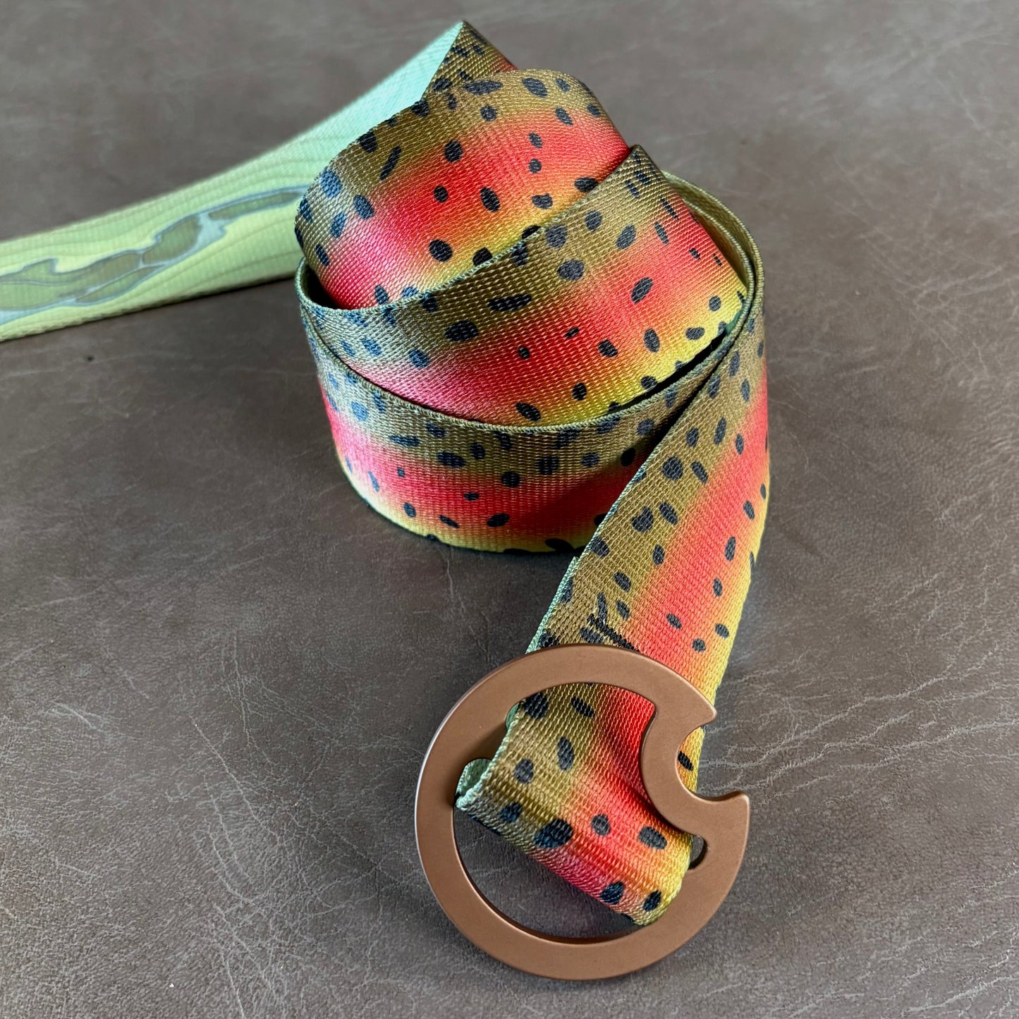 RAINBOW "REDSIDE" TROUT BELT - REVERSIBLE