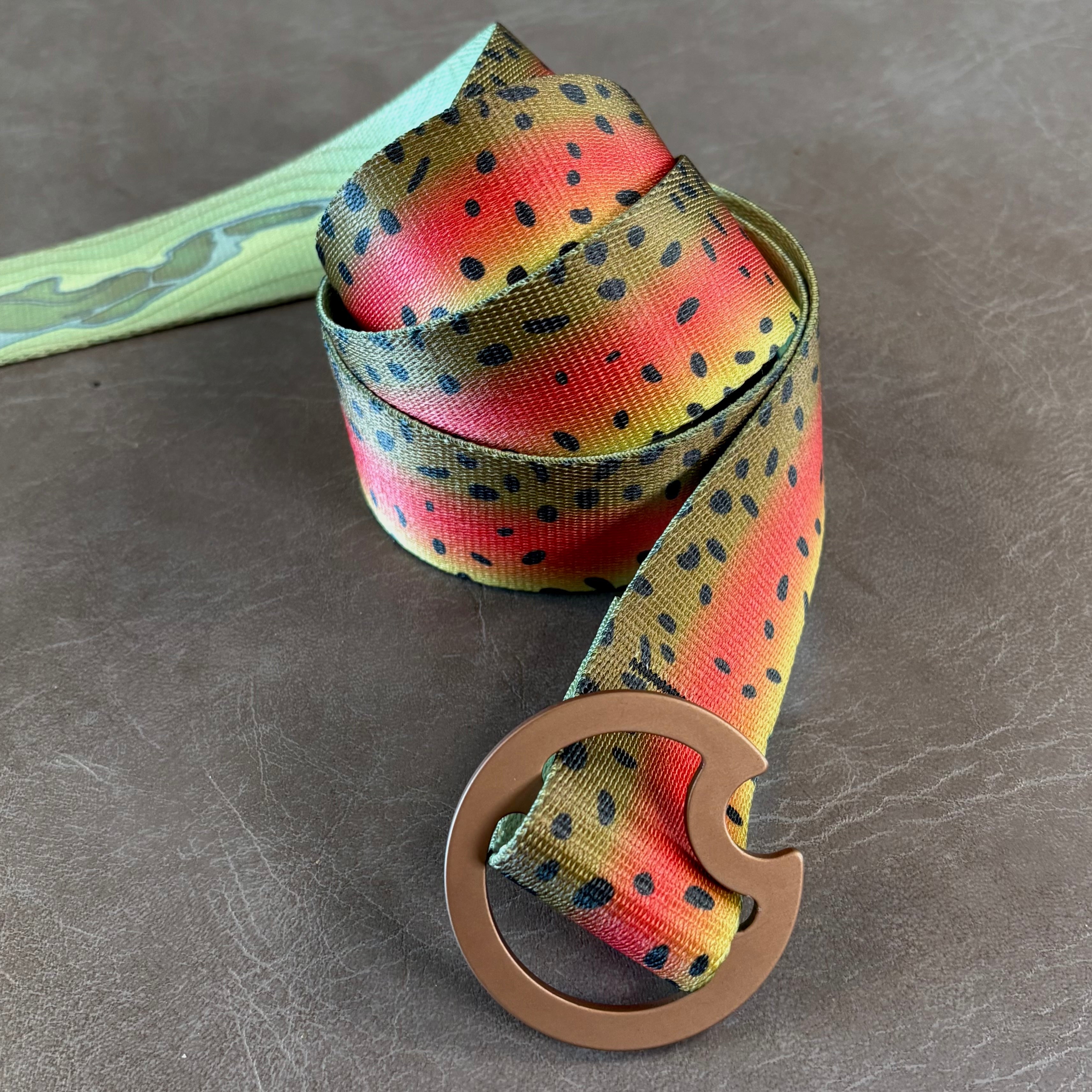 RAINBOW "REDSIDE" TROUT BELT - REVERSIBLE
