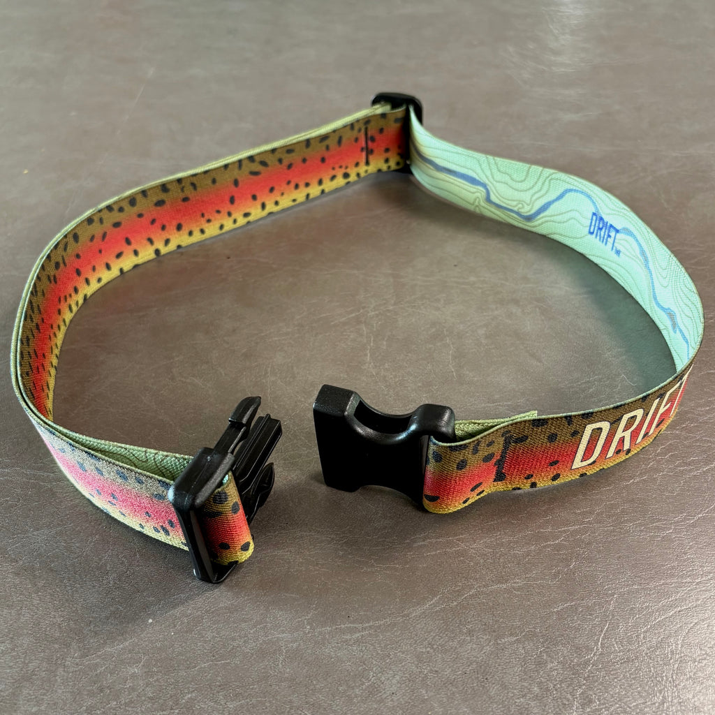 ELASTIC WADING BELT - NATIVE REDSIDE TROUT