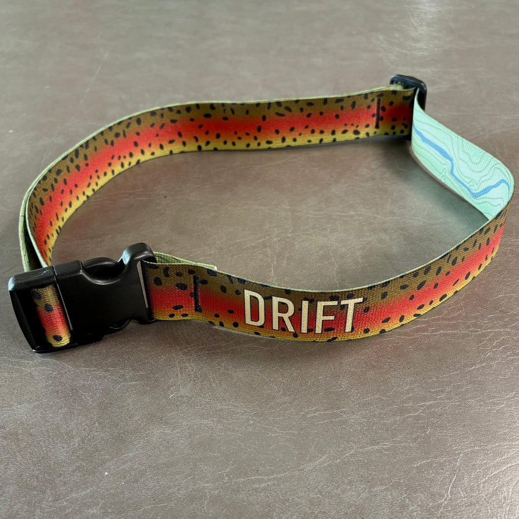 ELASTIC WADING BELT - NATIVE REDSIDE TROUT