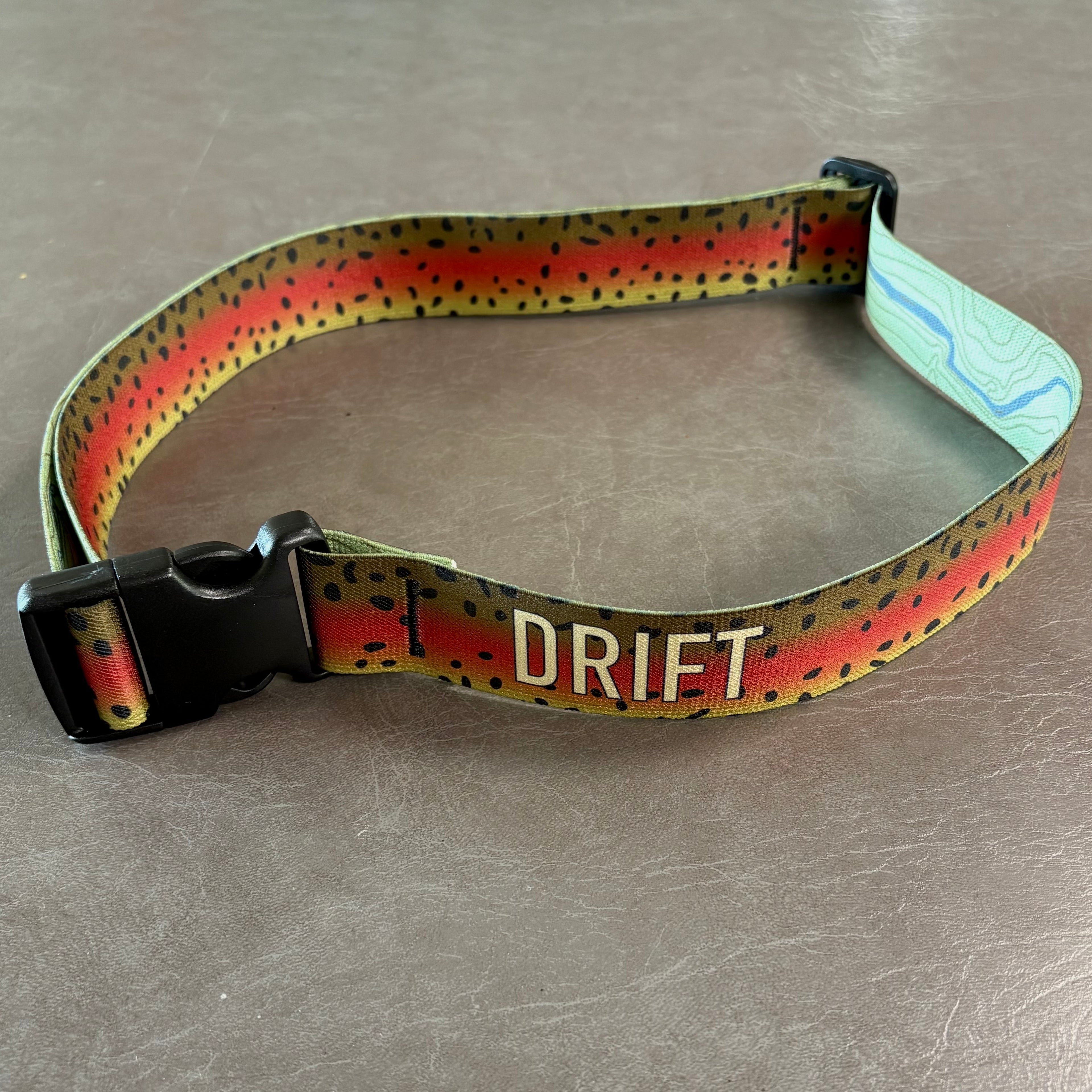 ELASTIC WADING BELT - NATIVE REDSIDE TROUT