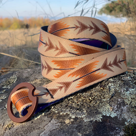 SOUTHWEST TAN NARROW WOMEN'S BELT