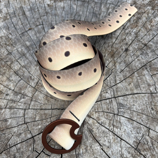SPECKLED SEA TROUT BELT - REVERSIBLE