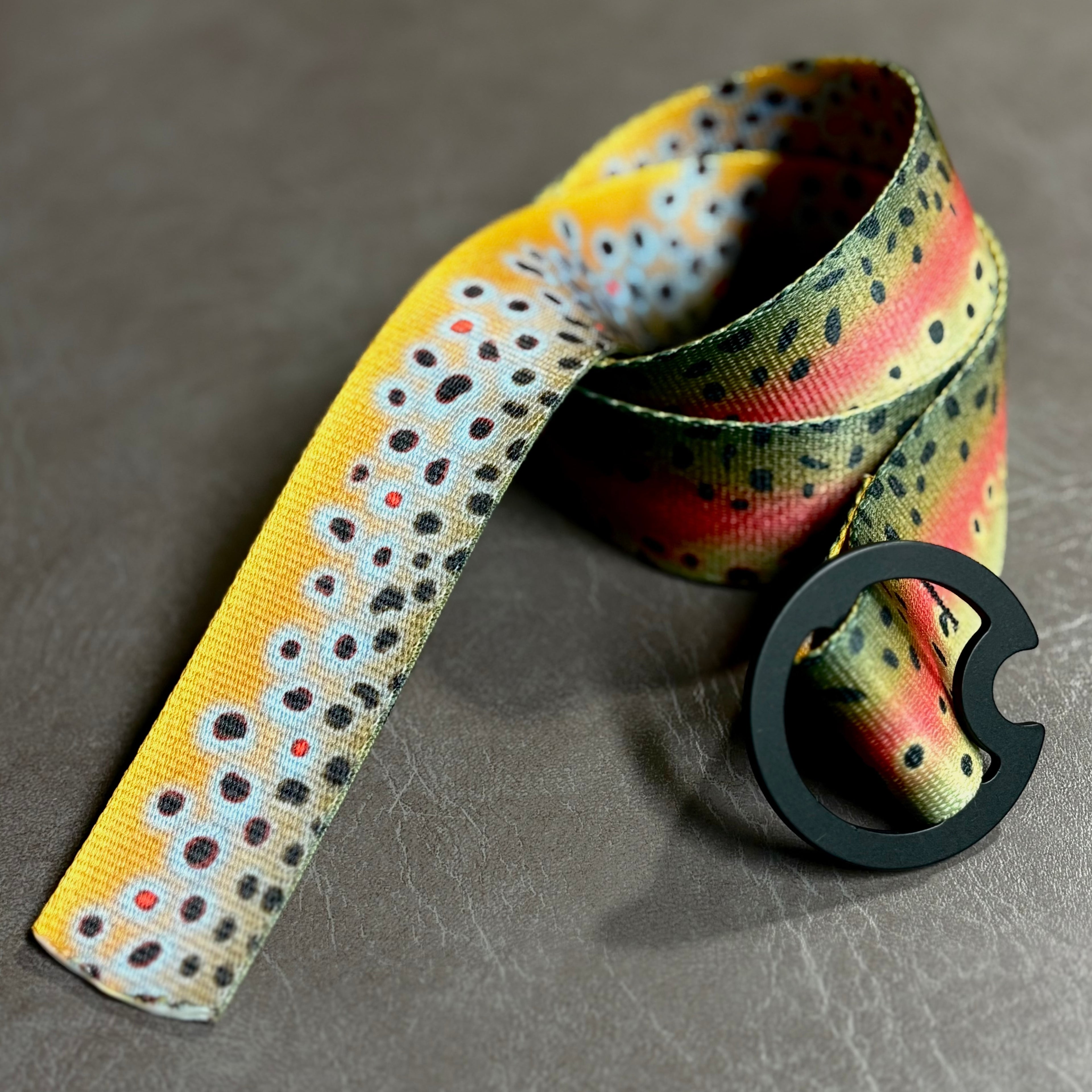RAINBOW/BROWN TROUT BELT - TWO-IN-ONE REVERSIBLE