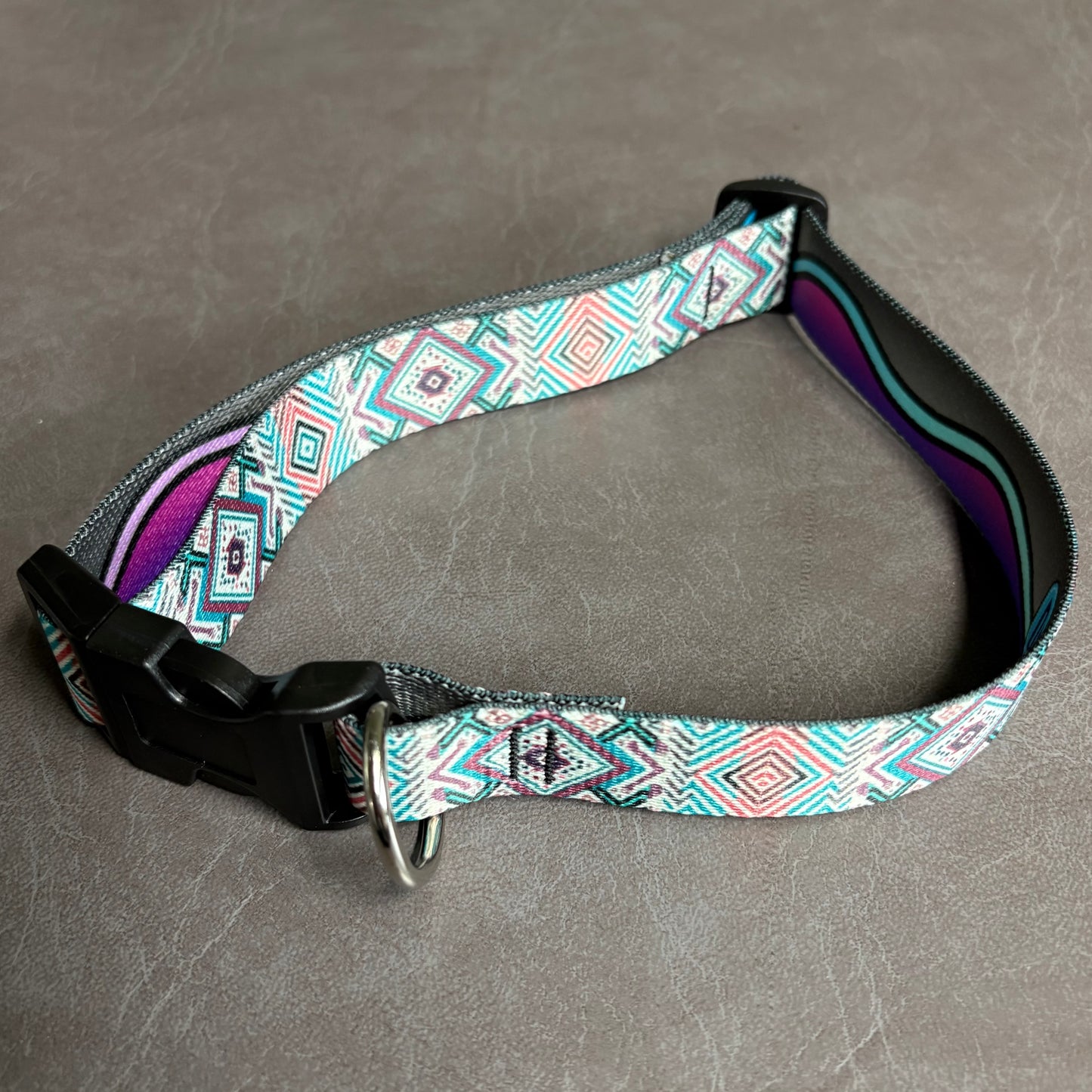 DOG COLLAR - TILE BLANKET M/L